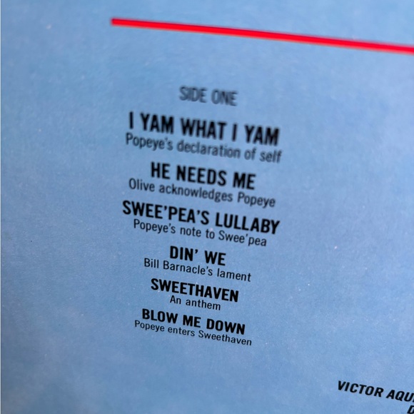 80's "Popeye" Movie Soundtrack Album - 80's Movie Record - 80's Popeye Record - Picture 3 of 9